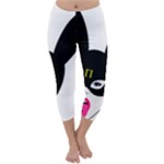 Bunny Girl Mask Capri Winter Leggings 