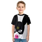 Bunny Girl Mask Kids  Sport Mesh Tee