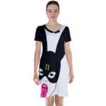 Bunny Girl Mask Short Sleeve Nightdress