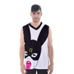 Bunny Girl Mask Men s Basketball Tank Top