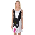 Bunny Girl Mask Sleeveless Satin Nightdress