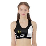 Bunny Girl Mask Sports Bra with Border