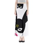 Bunny Girl Mask Full Length Maxi Skirt
