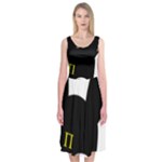 Bunny Girl Mask Midi Sleeveless Dress