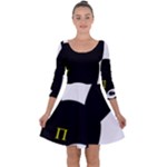 Bunny Girl Mask Quarter Sleeve Skater Dress