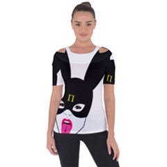 Shoulder Cut Out Short Sleeve Top 