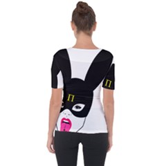 Shoulder Cut Out Short Sleeve Top 