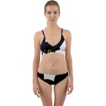 Bunny Girl Mask Wrap Around Bikini Set