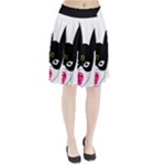 Bunny Girl Mask Pleated Skirt