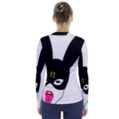 V-Neck Long Sleeve Top 