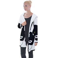 Longline Hooded Cardigan 