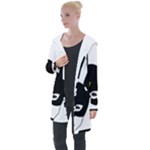 Bunny Girl Mask Longline Hooded Cardigan