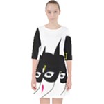 Bunny Girl Mask Pocket Dress