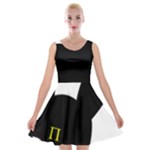 Bunny Girl Mask Velvet Skater Dress