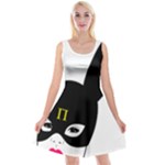 Bunny Girl Mask Reversible Velvet Sleeveless Dress