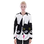 Bunny Girl Mask Womens Long Sleeve Shirt