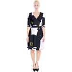 Bunny Girl Mask Wrap Up Cocktail Dress