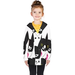 Kids  Double Breasted Button Coat 