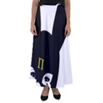 Bunny Girl Mask Flared Maxi Skirt