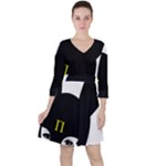 Bunny Girl Mask Ruffle Dress