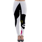 Bunny Girl Mask Lightweight Velour Leggings