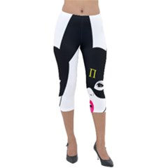 Lightweight Velour Capri Leggings  