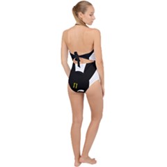 Scallop Top Cut Out Swimsuit 
