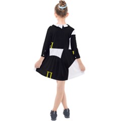 Kids  Quarter Sleeve Shirt Dress 