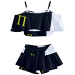 Bunny Girl Mask Kids  Off Shoulder Skirt Bikini