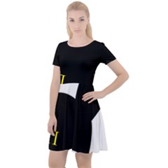 Cap Sleeve Velour Dress  