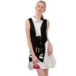 Bunny Girl Mask Sleeveless Shirt Dress