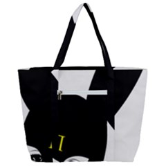 Zip Up Canvas Bag 