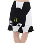 Bunny Girl Mask Fishtail Chiffon Skirt