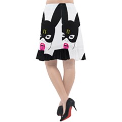 Fishtail Chiffon Skirt 