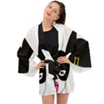 Bunny Girl Mask Long Sleeve Kimono