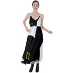Bunny Girl Mask Tie Back Maxi Dress