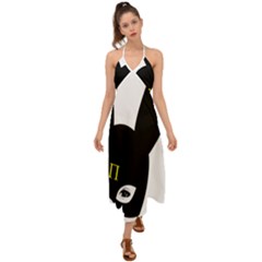 Halter Tie Back Dress  
