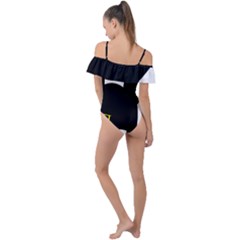 Frill Detail One Piece Swimsuit 