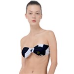 Bunny Girl Mask Classic Bandeau Bikini Top 