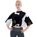 Bunny Girl Mask Mock Neck Tee