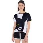 Bunny Girl Mask Open Back Sport Tee