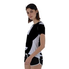 Short Sleeve Open Back T-Shirt 