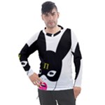Bunny Girl Mask Men s Pique Long Sleeve Tee