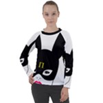 Bunny Girl Mask Women s Long Sleeve Raglan Tee