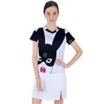 Bunny Girl Mask Women s Sports Top