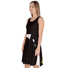 Knee Length Skater Dress With Pockets 