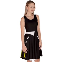 Knee Length Skater Dress With Pockets 