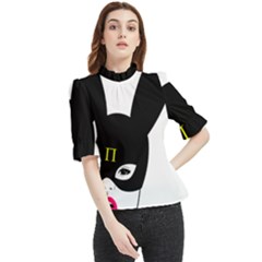 Frill Neck Blouse 