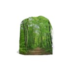 In the forest the fullness of spring, green, Drawstring Pouch (Medium)