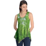 In the forest the fullness of spring, green, Sleeveless Tunic